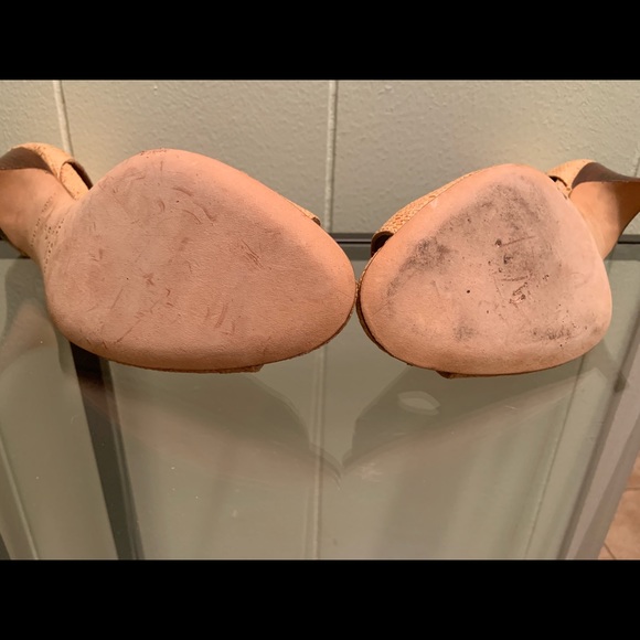 Kate Spade Eden Peep-toe D’Orsey Straw Shoes - Picture 4 of 10